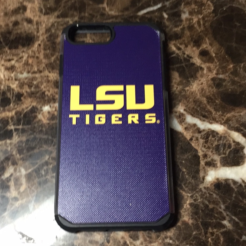 iPhone 8 Plus LSU Tigers phone case.